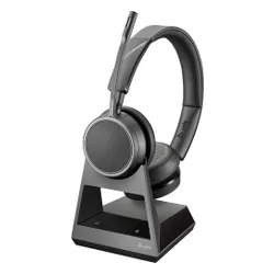 Słuchawki bezprzewodowe z mikrofonem Plantronics Poly Studio P5 Kit z Voyager 4220 UC Nauszne Czarny