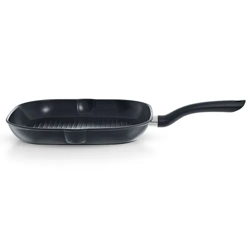 FISSLER Cenit 28 x 28 cm - patelnia grillowa aluminiowa nieprzywierająca