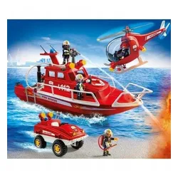 Комплект Пожарной Охраны Playmobil 9503 С Мотором