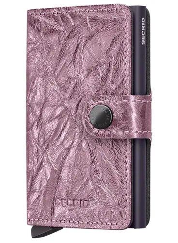 Secrid kompaktowy portfel z RFID Miniwallet Crunch - pink
