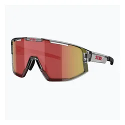 Okulary przeciwsłoneczne Bliz Fusion transparent dark grey/brow red multi
