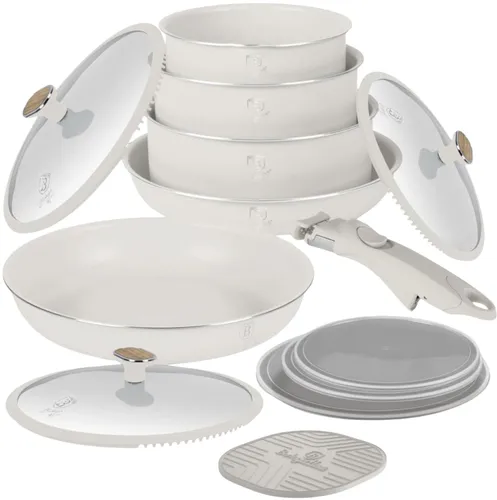 Zestaw patelni i garnków BERLINGER HAUS Sahara Nordic BH-8420 (13 elementów)