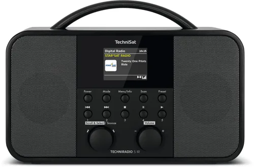 Radioodbiornik TechniSat TechniRadio 5 IR Radio FM DAB+ Internetowe Bluetooth Czarny