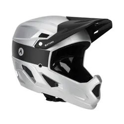 Kask rowerowy ATTABO State 1.0 full face srebrny