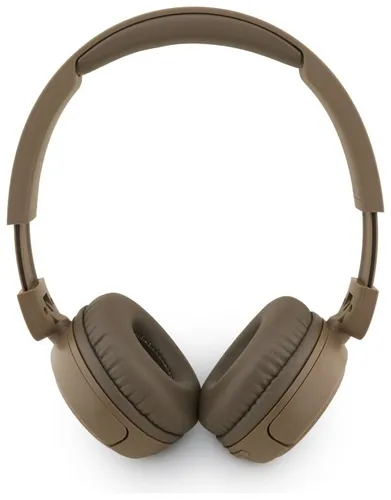 Słuchawki nauszne GUESS Metal Logo Script Brązowy