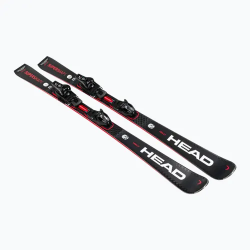 Narty zjazdowe HEAD Supershape e-Rally SW BB-PR + PRD 12 GW black/red