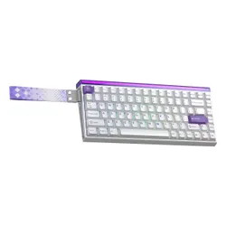 Klawiatura AULA Hero84 HE Black King Switch Biało-fioletowy