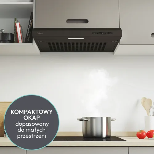Okap Candy CFT610/4N/1 Czarny