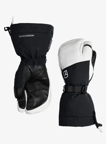 Rękawice narciarskie Ortovox Freeride 3 Finger Glove Pro - black raven