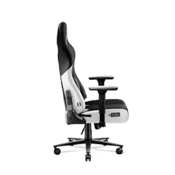 Fotel Diablo Chairs X-Player 2.0 Normal Size Gamingowy do 160kg Skóra ECO Tkanina Czarno-biały