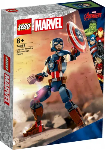 LEGO Super Heroes 76258 Figurka Kapitana Ameryki do zbudowania