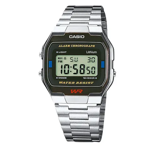 Casio Vintage A163wa-1qes Gümüş / Gümüş Saatler