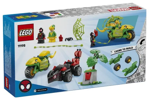 LEGO Spidey 11198 Pościg Spina za Electro w dinopojeździe