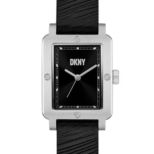 DKNY City Perçin Üç Saat Ny6665 Siyah / Siyah