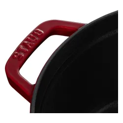 Garnek żeliwny okrągły 3.85 ltr, bordeaux STAUB LA COCOTTE Kasztanowy