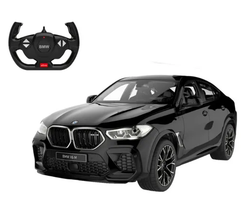 Zdalnie sterowany samochód COIL auto RC pilot BMW X6 M LED 1:14 pojazd czarny