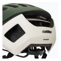 Kask rowerowy MTB Catlike Whisper II green forest/white matte