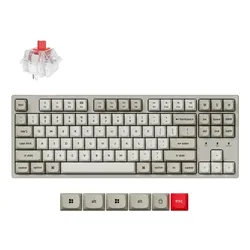 Klawiatura KEYCHRON C1 Pro 8K QMK Wired Custom Mechanical Super Red Switch