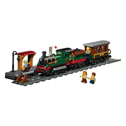 LEGO City 60511 Retro pociąg z lokomotywą parową, zestaw klocków 7+