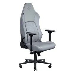 Fotel Razer Iskur V2 NewGen Gamingowy do 136kg Skóra ECO Jasnoszary