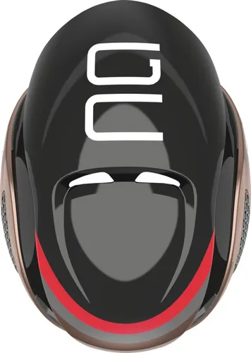 Kask rowerowy ABUS Gamechanger Metallic Brązowo-czarny Szosowy (rozmiar S)