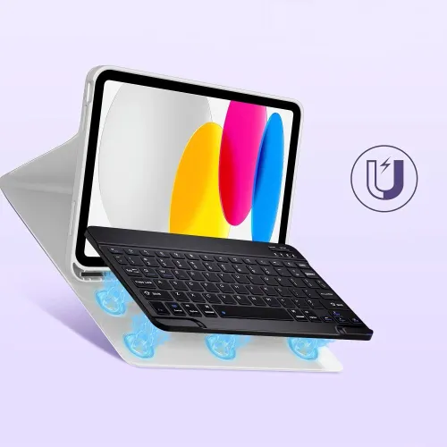 Etui na iPad TECH-PROTECT Sc Pen Szary Klawiatura