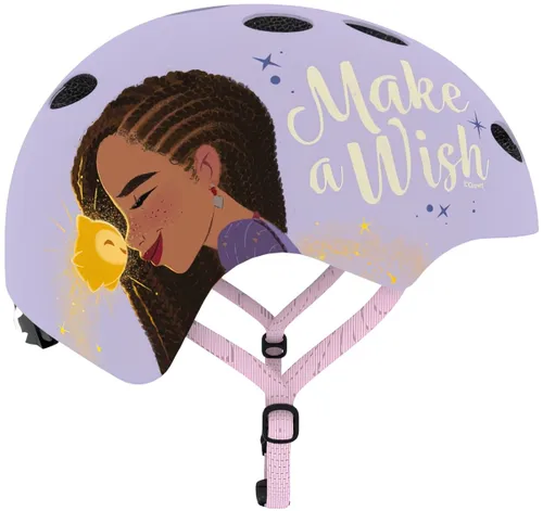 Kask DISNEY Wish Fioletowy dla Dzieci (rozmiar M)