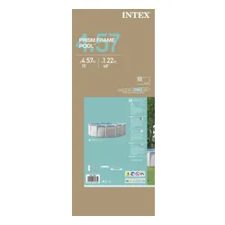 Basen ogrodowy stelażowy Prism Frame 457x122 cm INTEX 26726 ND