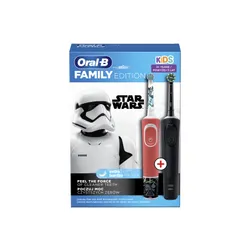 Oral-B Kids Star Wars Elektrikli Diş Fırçası + D103 Canlılık Pro BLK