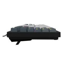 Klawiatura mechaniczna Lorgar Azar 514 TKL RGB Biało-czarny