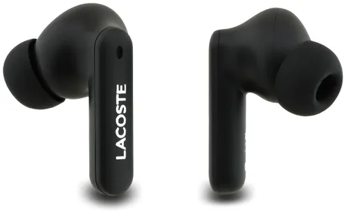 Słuchawki dokanałowe LACOSTE Iconic Petit Pique Czarny