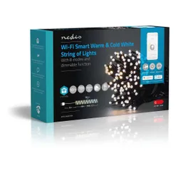 Lampki choinkowe LED NEDIS WIFILX02W100 10 m Sieciowe