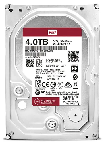 Dysk WD WD4003FFBX Red Pro 4TB 3,5"