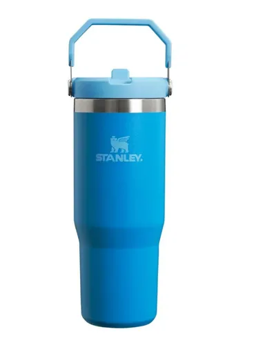 Kubek termiczny Stanley IceFlow Flip Straw Tumbler 0,89 l - azure