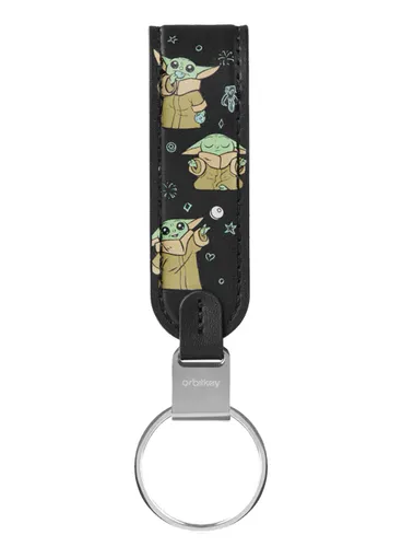 Skórzany organizer na klucze Orbitkey Loop Keychain Star Wars™ - Grogu™