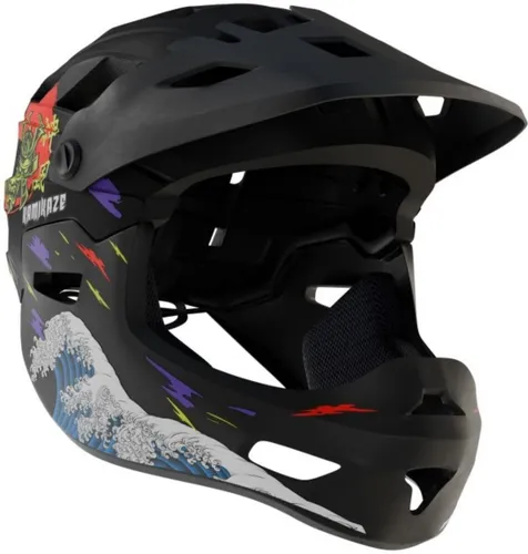Kask KAMIKAZE Ronin Czarny Full Face (rozmiar M)