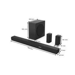 Soundbar Hisense AX5100Q 5.1 Bluetooth Dolby Atmos DTS X