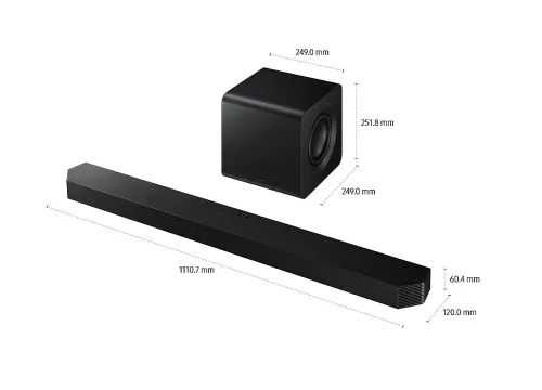 Soundbar Samsung HW-Q800F 5.1.2 Wi-Fi Bluetooth AirPlay Chromecast Dolby Atmos