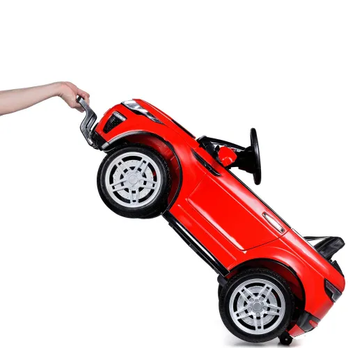 Samochód dla dziecka BAMBI RACER Land Rover Suv Jeep 1 osobowy Pomarańczowy