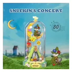 Klocki budowlane scena koncertowa figurki instrumenty dla dorosłych
