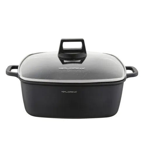 Garnek aluminiowy z pokrywką FLORINA CHEF 5,8 l