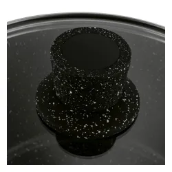 Patelnia marmurowa na indukcję krótkie uchwyty Konighoffer Escuro 28 cm