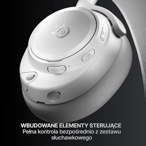 Słuchawki bezprzewodowe z mikrofonem SteelSeries Arctis Nova Pro Omni Nauszne Biały