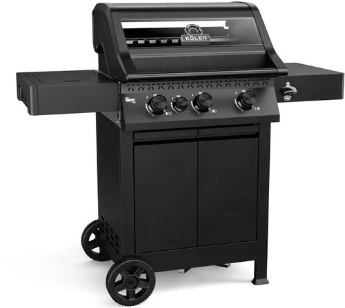 Grill gazowy KOLER Krone Compact Czarny 15.5 kW 60 x 46 cm