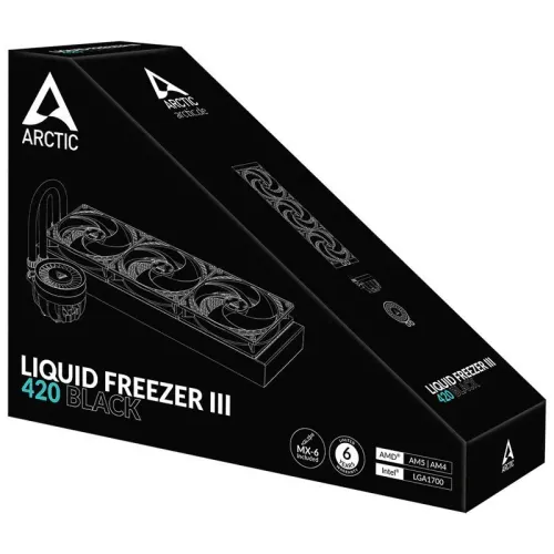 Chłodzenie Arctic Liquid Freezer III 420 Czarny