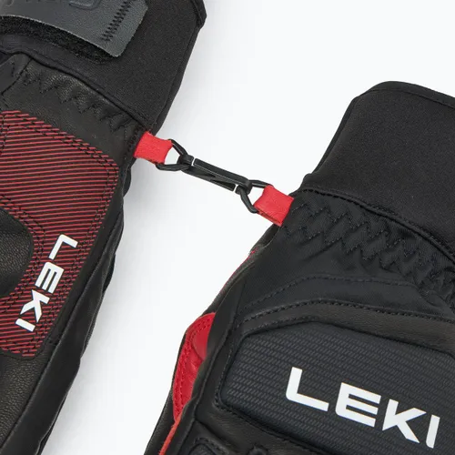 Rękawice narciarskie męskie LEKI Griffin Pro 3D black/ red/ white