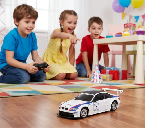 Zdalnie sterowany samochód COIL auto BMW białe 1:24 na pilota