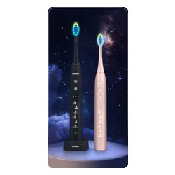 Szczoteczka soniczna BERDSEN Galaxy Duo (2 sztuki) Czarny + Różowy