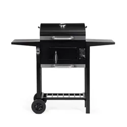 Grill węglowy ogrodowy z pokrywą regulacja rusztu termometr popielnik MultiGarden