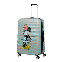 Walizka duża American Tourister Wavebreaker Disney - Minnie pastel dot